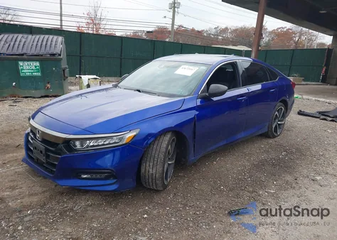 2019 Honda Accord Sport from USA, damaged, VIN 1HGCV1F39KA021742